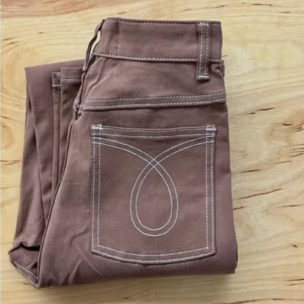 Astro Bettie 40’s Repro Brown High-Waisted Jeans 28